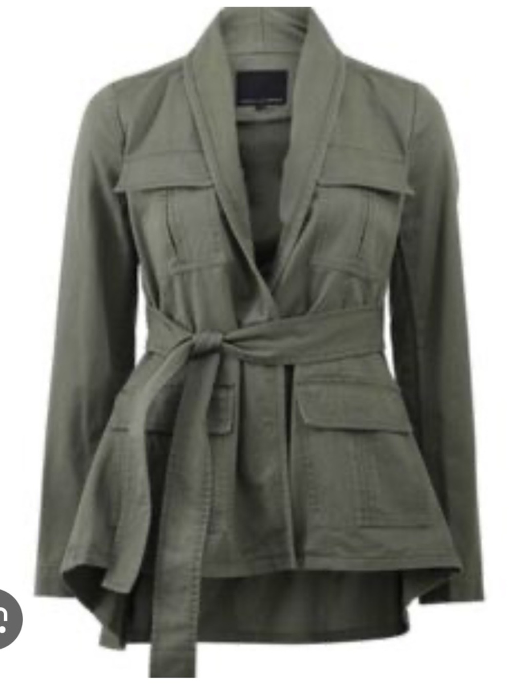 NWOT Marissa Webb Iona Belted Utility Jacket